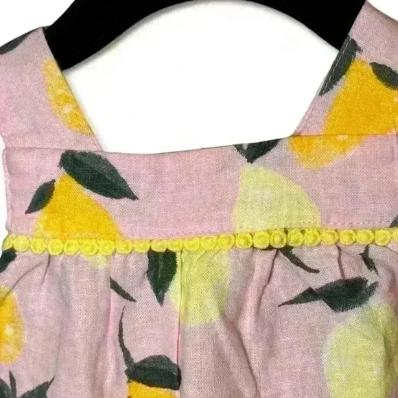 Carter’s - Pink tank top with Lemons- Girls 3 months - Picture 2 of 4